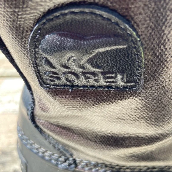 Sorel Tivoli Rain Boots Women’s Sz 8 Blk/Brwn Gently Used-Nice Ready For Fall! - Picture 15 of 17